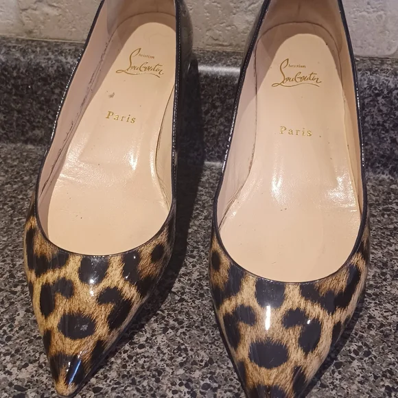 Christian louboutin leopord degrade ballet flats - Picture 4 of 5